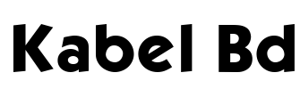 Kabel Bd Font Image