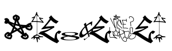 one8seven Font Image