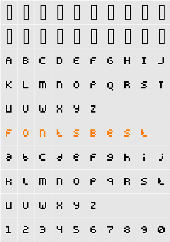 supercollider Character Map