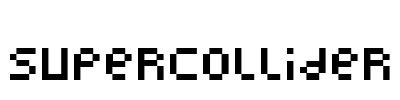 supercollider Font Image