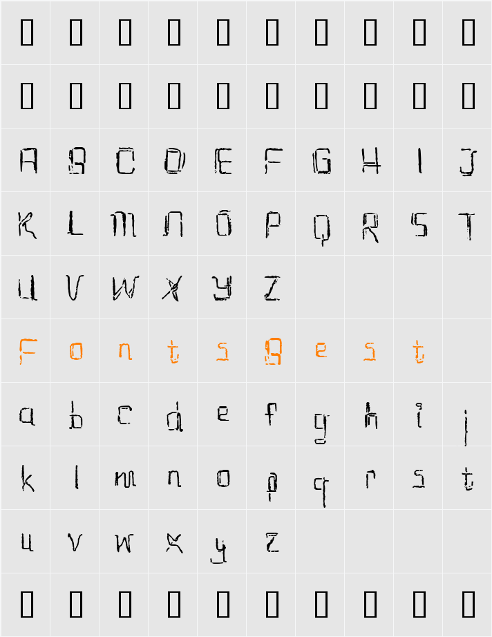 etchAsketch trial Character Map