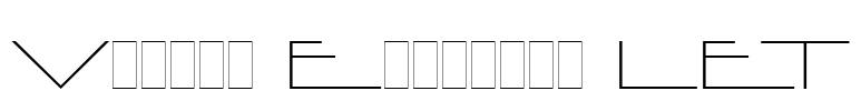 Vienna Extended LET Font Image