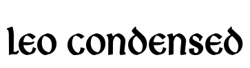 Leo Condensed Font Image