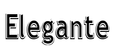 Elegante Font Image