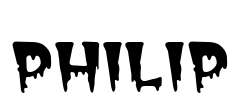 PHILIP Font Image