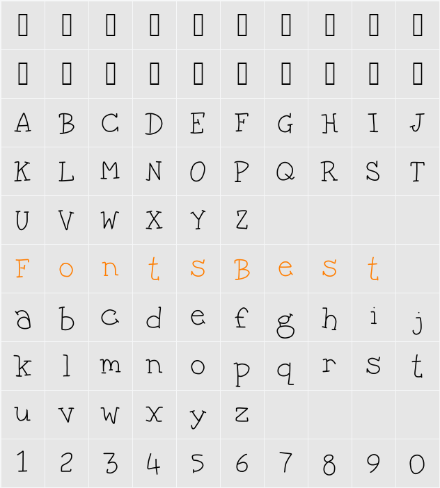 George Light Character Map