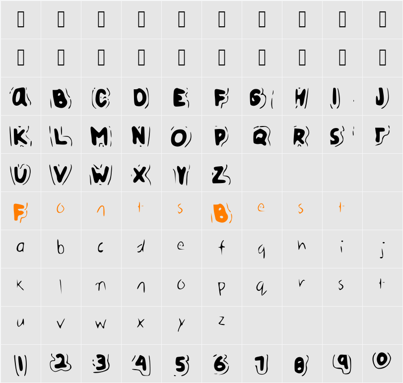 Outlined_It Character Map