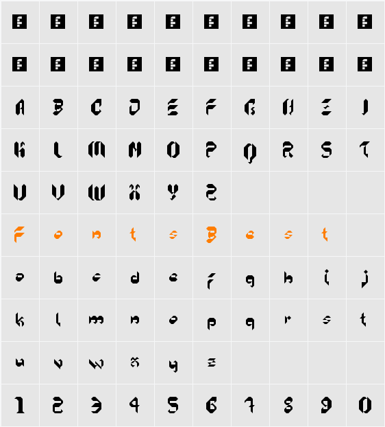 5Kreeper Character Map