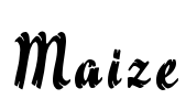 Maize Font Image