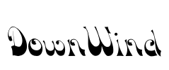 DownWind Font Image