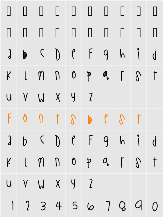 TurtleWishes Character Map