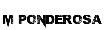 M Ponderosa Font Image