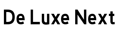 De Luxe Next Font Image