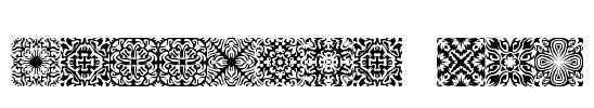 Symmetry BRK Font Image