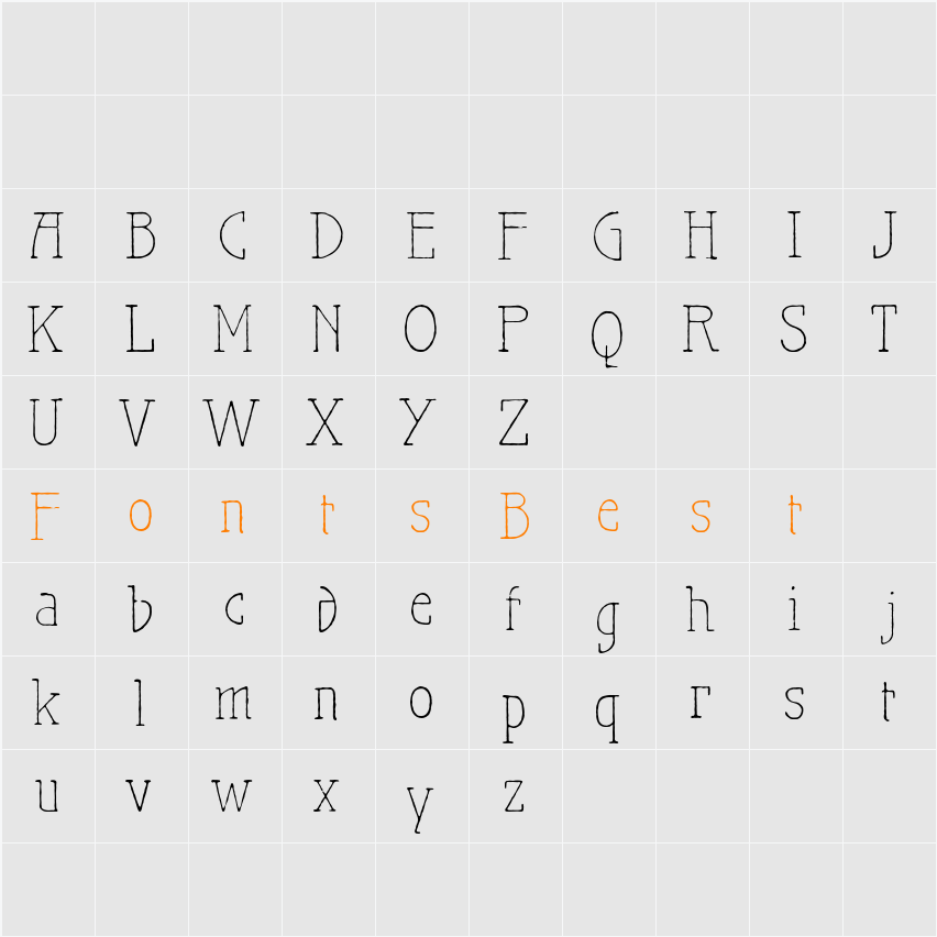 Maiers Nr.21 Pro Character Map