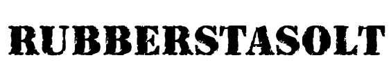 RubberStaSolT Font Image