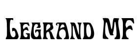 Legrand MF Font Image