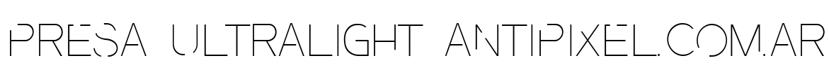 Presa UltraLight ANTIPIXEL.COM.AR