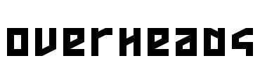 Overheads Font Image