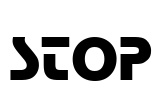 Stop Font Image