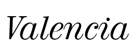 Valencia Font Image