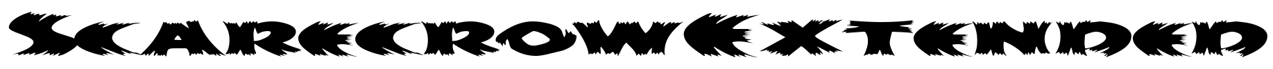 ScarecrowExtended Font Image