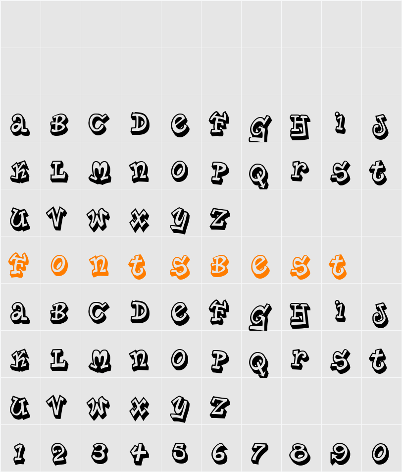 Planet Benson 2 Character Map
