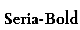 Seria-Bold Font Image