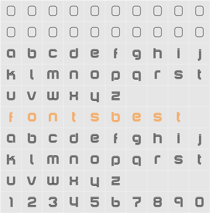 Incopins Clusters Character Map