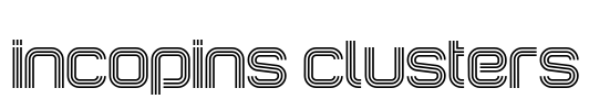 Incopins Clusters Font Image