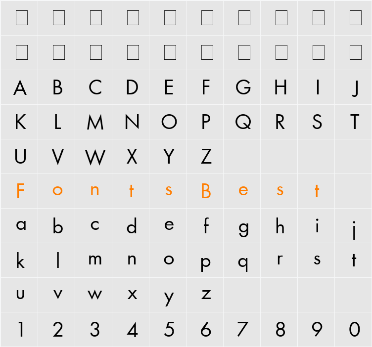 HellasFun Character Map