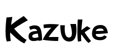 Kazuke Font Image