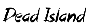 Dead Island Font Image