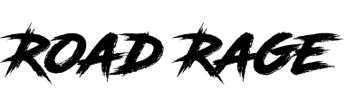 Road Rage Font Image