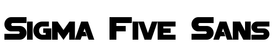 Sigma Five Sans
