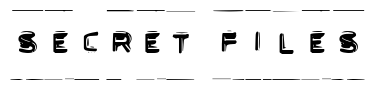 Secret Files Font Image
