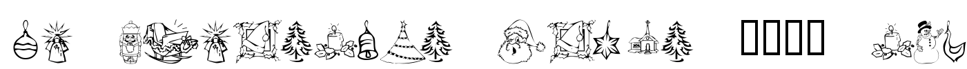 KR Christmas Dings 2004 Two Font Image