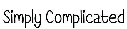Simply Complicated Font Image
