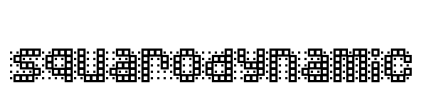 Squarodynamic Font Image