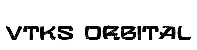 VTKS ORBITAL Font Image