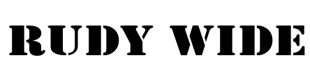 Rudy Wide Font Image