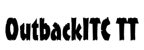 OutbackITC TT Font Image