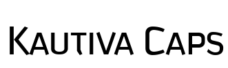 Kautiva Caps Font Image