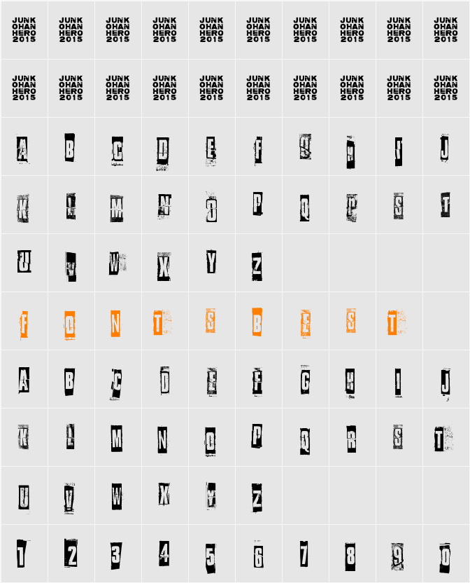 Something in the way Character Map
