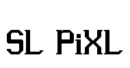 SL PiXL Font Image