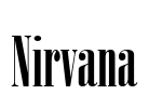 Nirvana Font Image