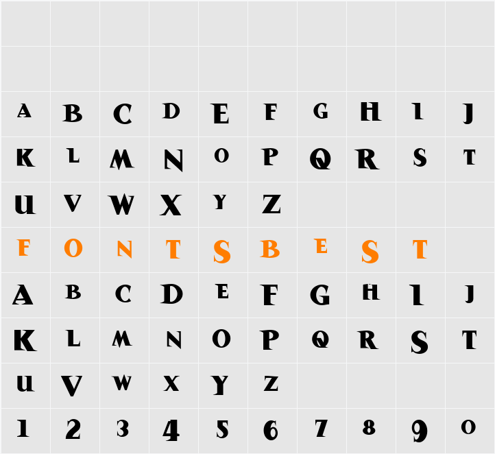 Sanitarium BB Character Map