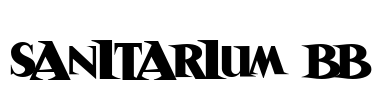 Sanitarium BB Font Image