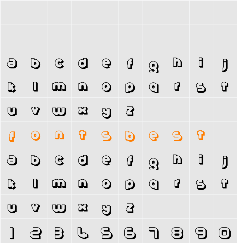 Gribal Shadow Demo Character Map