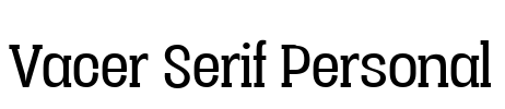 Vacer Serif Personal